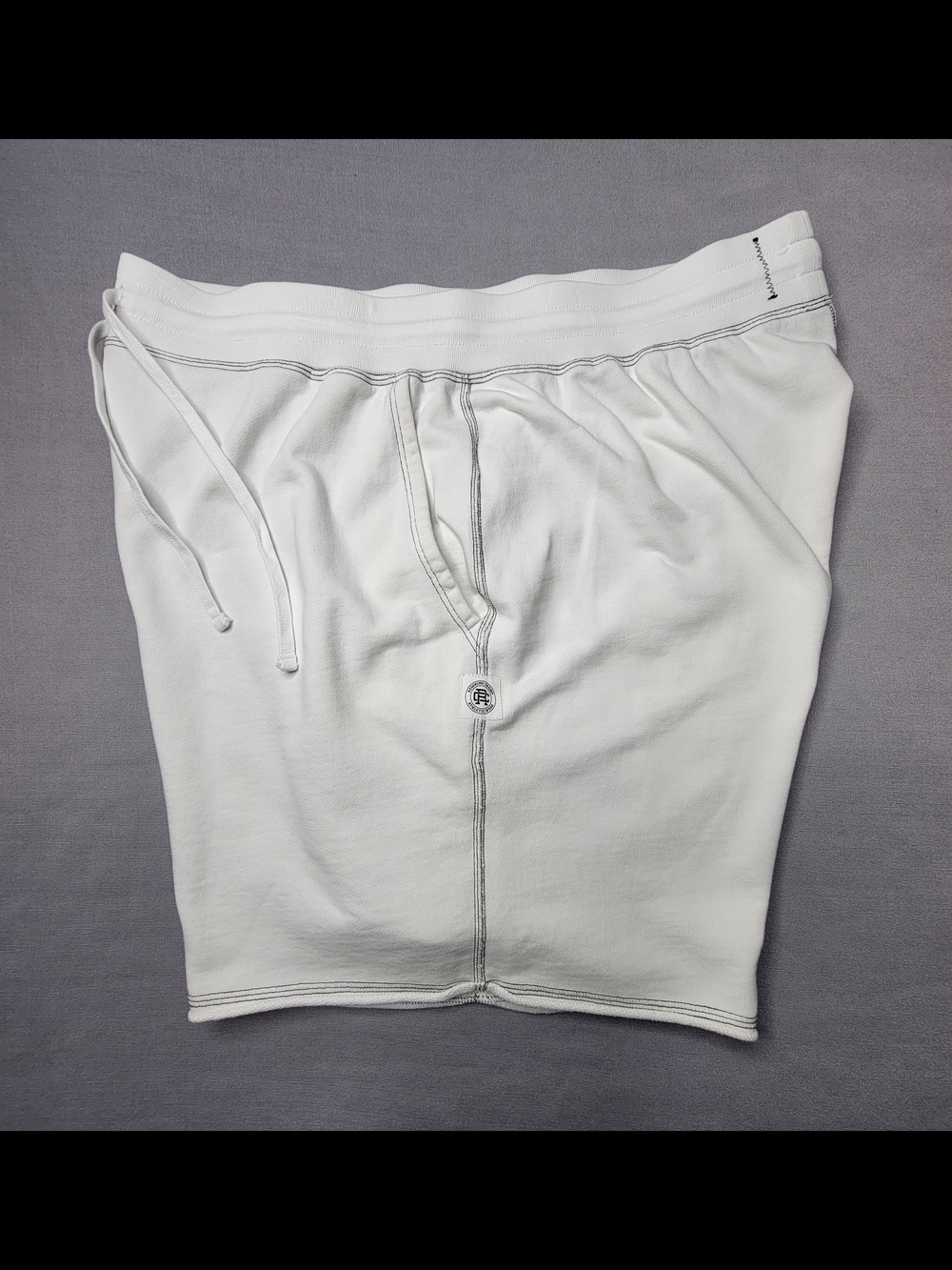 Reigning Champ White Men's Athletic Drawstring Shorts Size XL